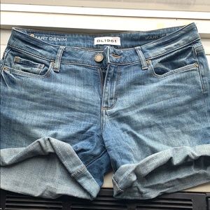 DL1961 denim boyfriend shorts